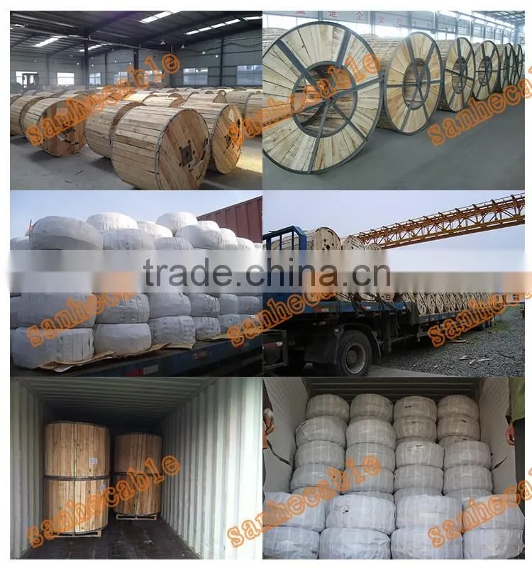 2*8AWG 8000 series aluminum alloy (AAAC )conductor concentric neutral cable for dominican