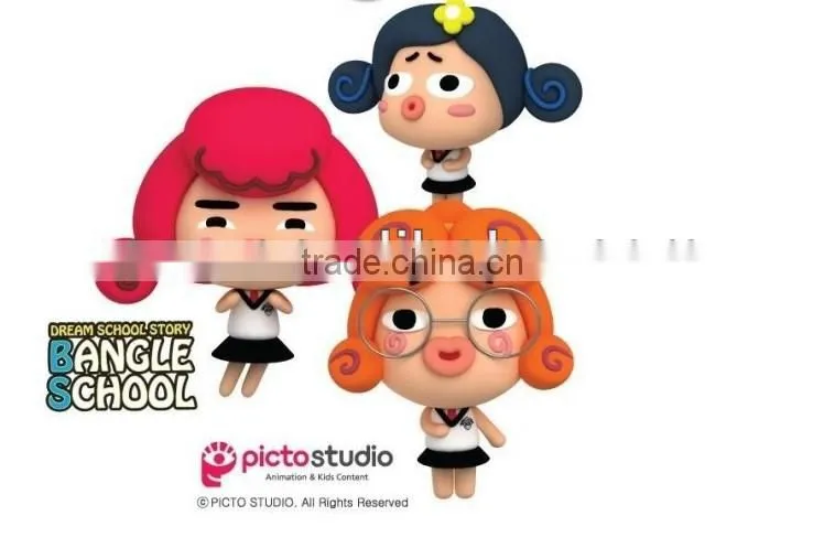 Cute 3D Cartoon Bangle School Judy Case for iPhone 5 Soft Silicon Case