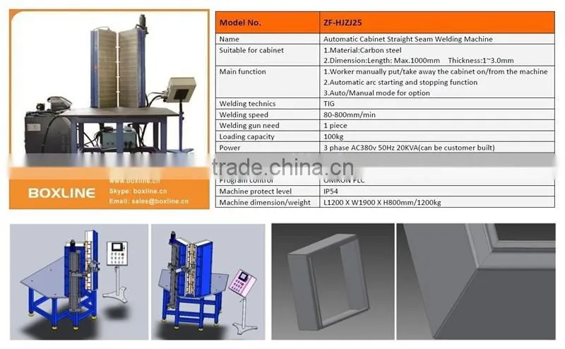 Cabinet Horizontal Seam Welding Machine