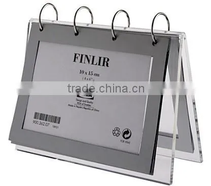 acrylic table calendar display