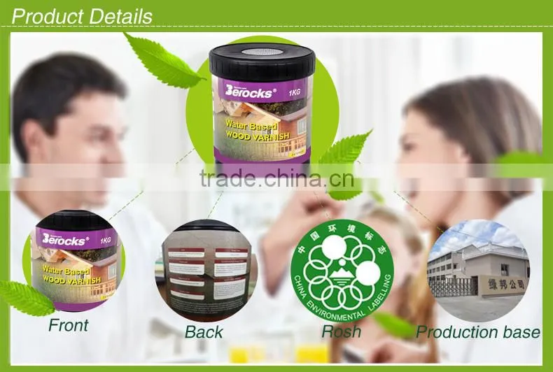 water based wood varnish non toxic made in china