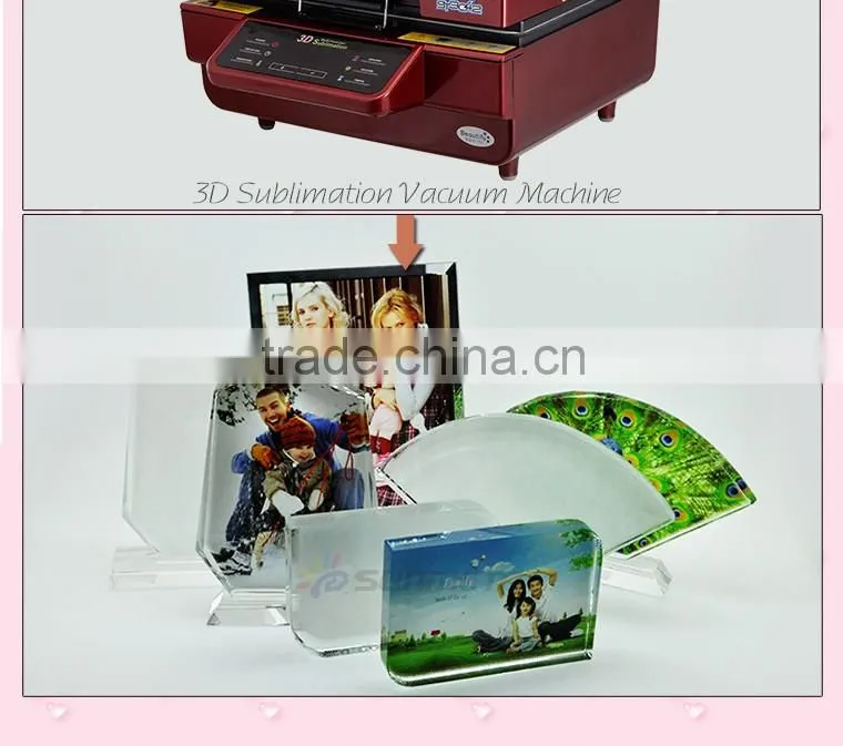 Freesub BSJ01 L80*H60*W25mm small square blank 3D sublimation crystal photo gifts