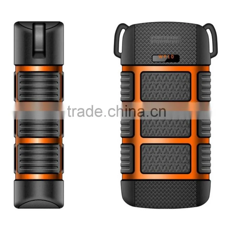 Green Cager WP10 5600mAh Waterproof Dustproof Drop-resistant Mobile Charger Built-in Laser Pointer & SOS Signal Light