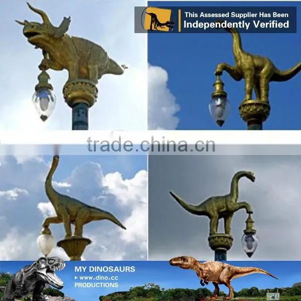 MY Dino-Outdoor playground life-size t-rex dinosaur head for photography
