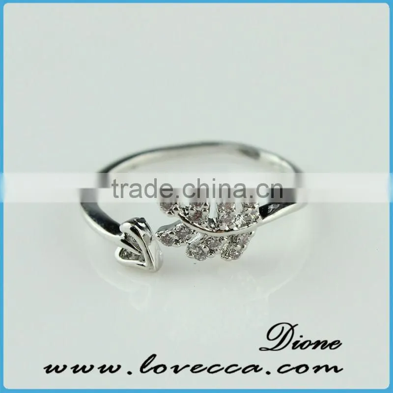 2015 nice jewelry korea charming thin silver ring fashion ring