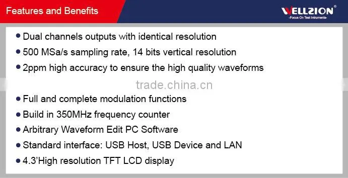 TFG3908A,Arbitrary Waveform Generator,80MHz arbitrary generator