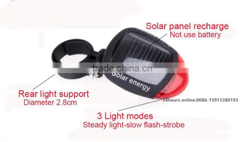 2016 best price solar bike light manufacturer