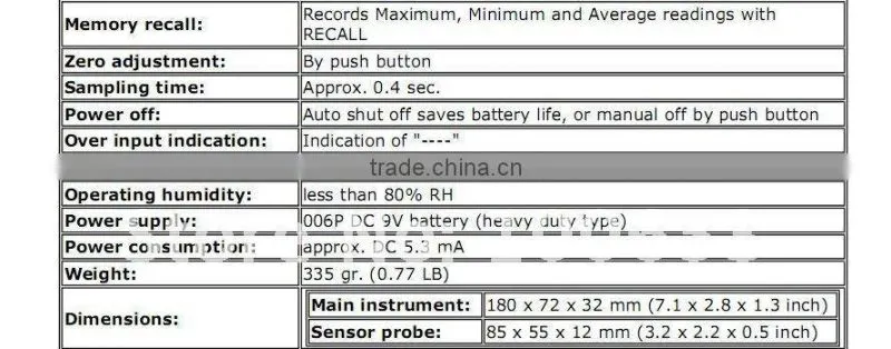 NEW 0-2k/20k/100klux , +-(5%+2d),4 light type Digital Light(Lux) meter LX-107