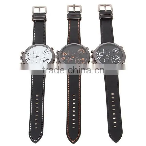 Top Quality Leather Design Personality Sport Watch