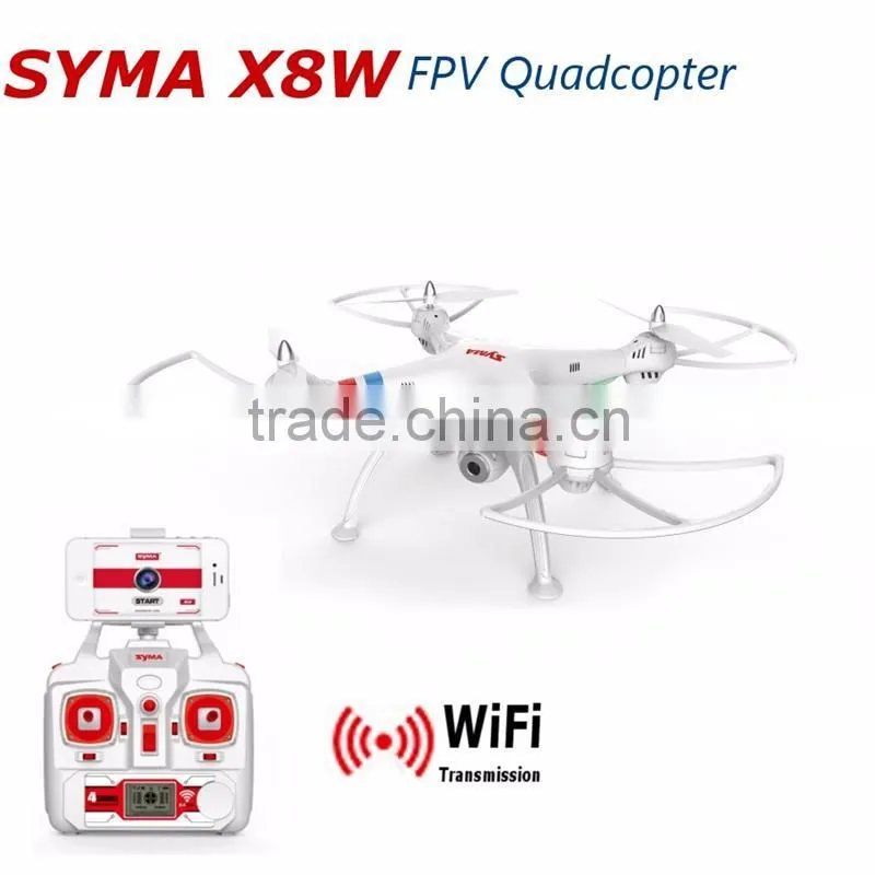 photography drones syma x8w 2.4g 4ch 6-axis rc quadcopter drone with hd wireless video camera rc quadcopter kit
