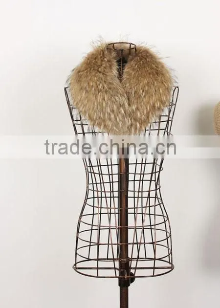 lady's soft raccoon fur collar RC15