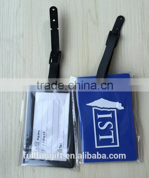 Cheapest Price Top Quality Logo Printed Soft custom luggage tag with lovely design