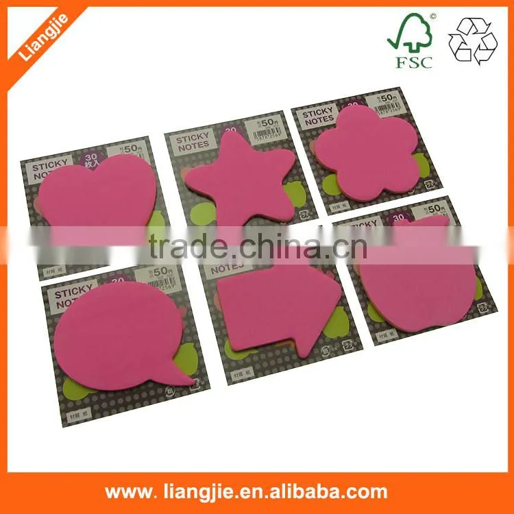 Apple shaped sticky notes pad for Promotion