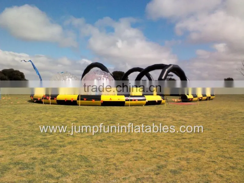 PVC Zorb Ball with Inflatable Race Track for Human Zorb Balls