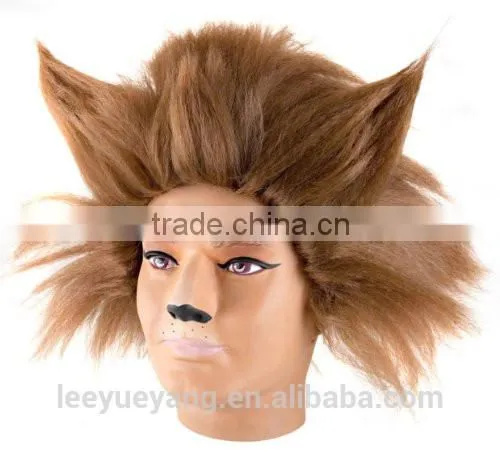 High quality heat resistant wolf halloween costume wigs
