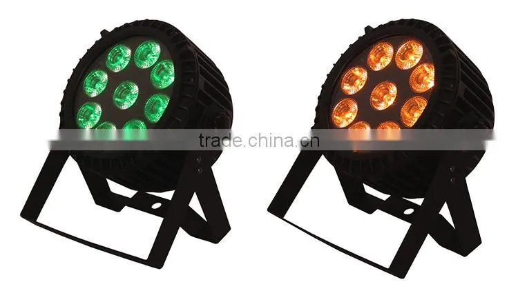 15W9 RGBWA+UV 6-IN-1 stage par light led