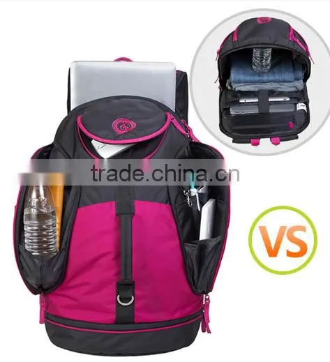 Durable polyester football club sports backpacks (BP16-001)