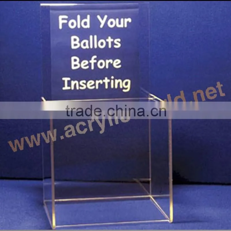 acrylic box/ acrylic donation box