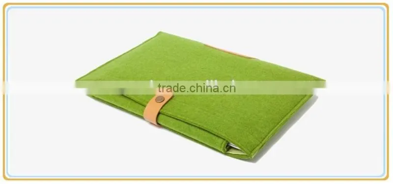 Hot Felt Protective Bag Laptop Sleeve Case For Macbook Laptop Air /Pro / Retina, 11.6",13.3"15.4"