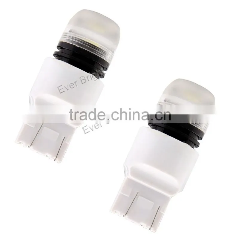 Light signal auto parts car t20 w21/5w 7443 led lens grinding led light auto 3w led running lights T20 led