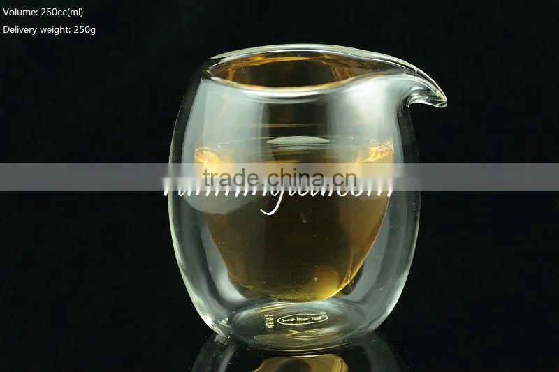 Borosilicate Double Layer Glass Pitcher/glass mug
