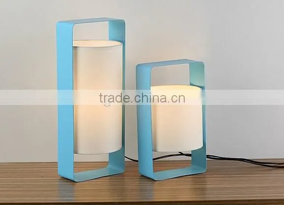 Metal Body With Fabric Lampshade Table Lamp Read Desk Lamp