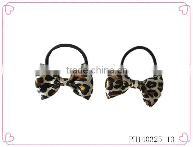 Elastic band human hair ponytail,black elastic hair bands for girls