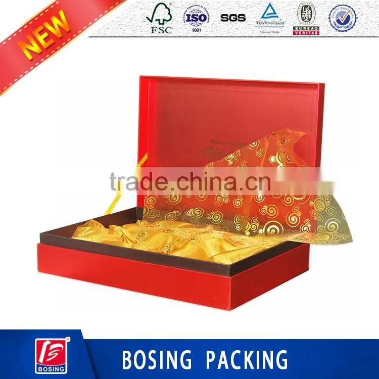 foldable paperboard packaging tea box with inner tray