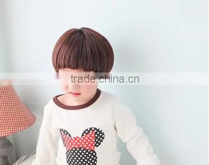 Hot selling Kids natural Wigs cheap kids wigs bob wig for little boys