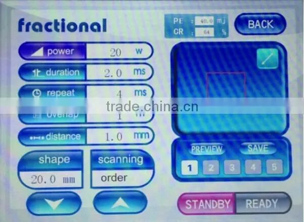 2016 Medical co2 skin therapy equipment fractional co2 laser/vaginal rejuvenator laser
