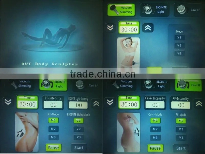 Acoustic wave therapy standing AWT Body Sculptor 3d wave home high frequency body slimming