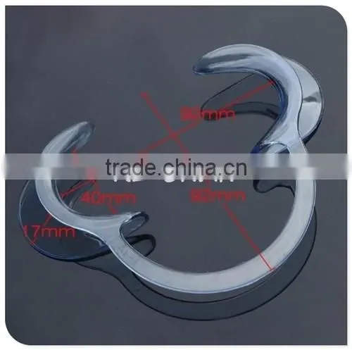Re-chan Dental Tools Dental C-Shape Intraoral Cheek Lip Retractor Mouth Opener for Adult Mouth Opener Game
