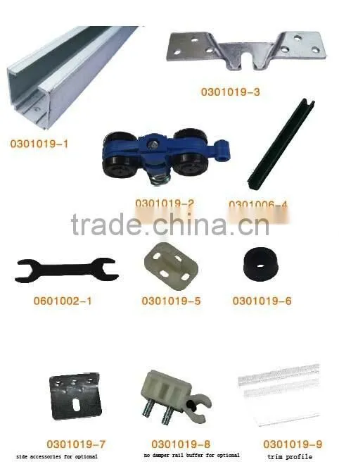 inner-hanging wardrobe sliding door accessories