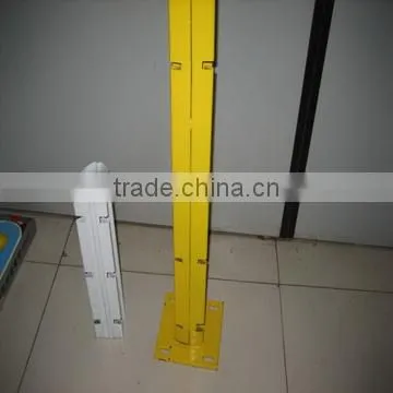 polyester coated/hot dip galvanized curvy welded fence for Public places and buildings for roads