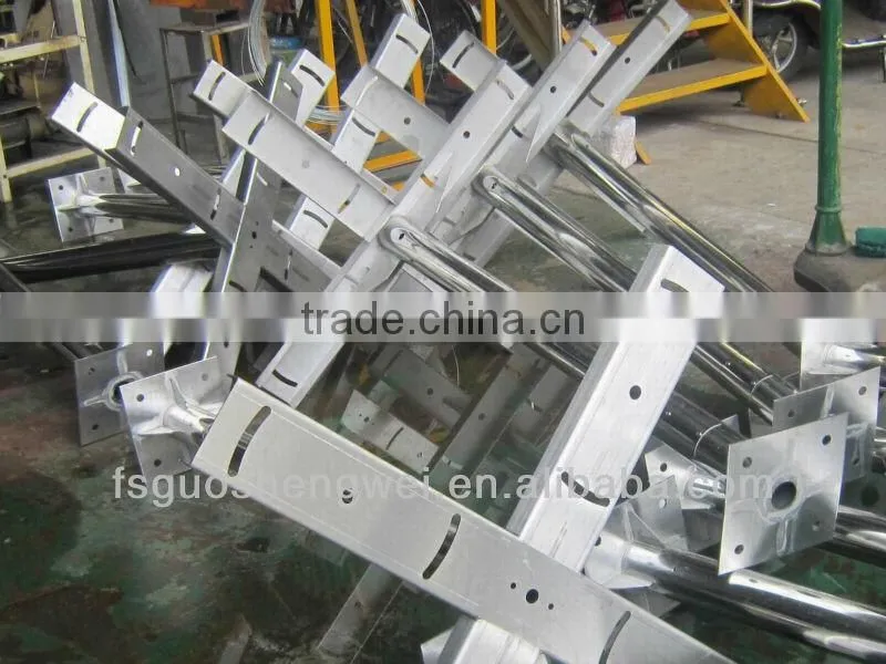 Stainless steel street lighting pole