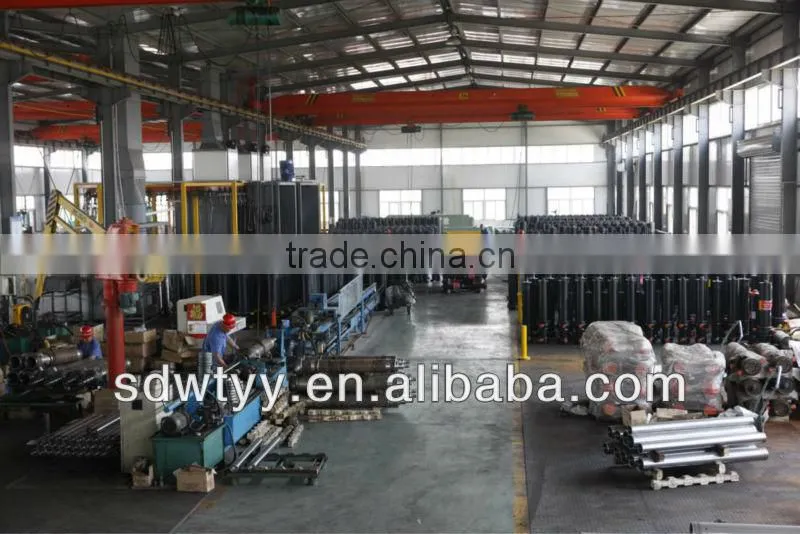 telescopic hydraulic cylinder for truck/loader