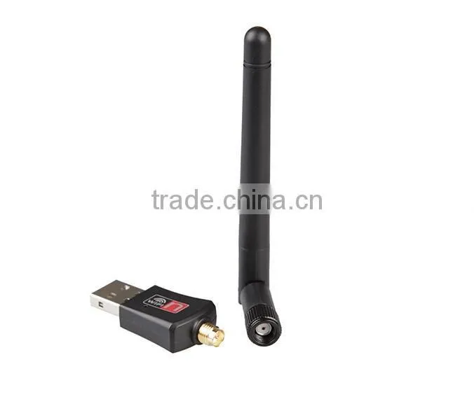 new design Mini 300M USB WiFi Wireless-N Network Networking Card with 2db/5dB Antenna LAN card Adapter