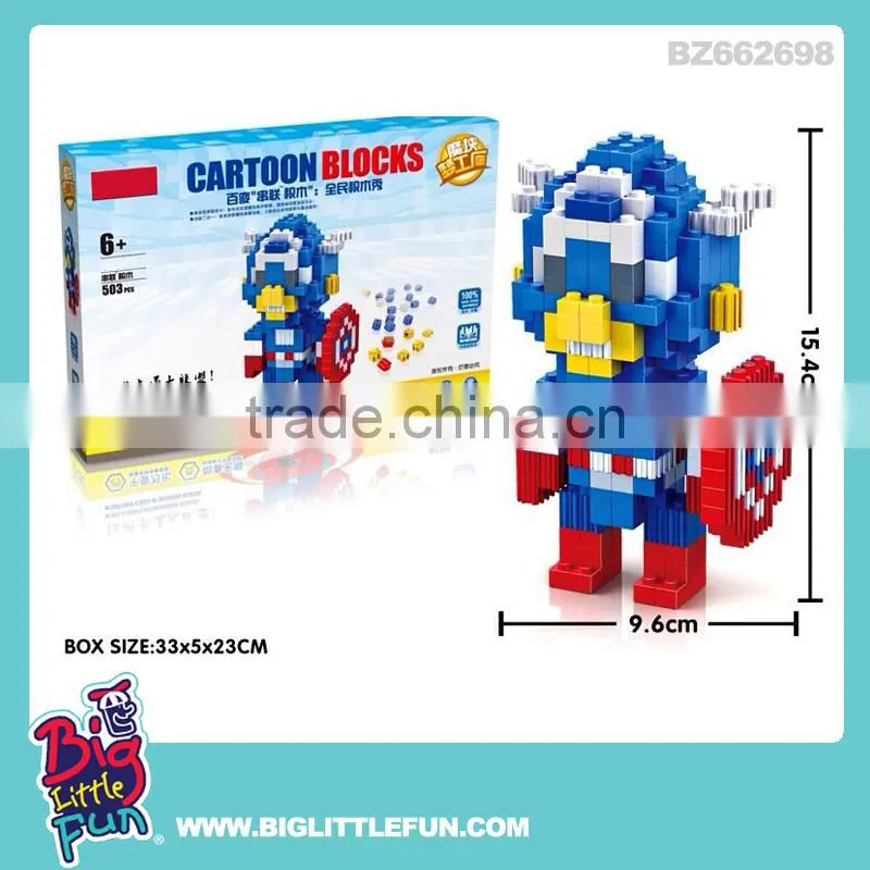 Female zombie assemble toy bricks
