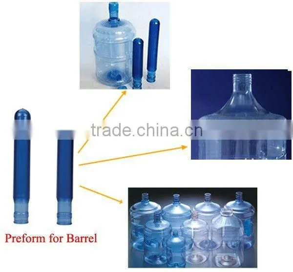 J-100% new material 5 gallon pet bottle preform