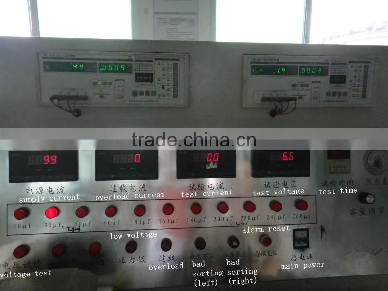 AC Motor Run Capacitor / CBB65 Aluminum Capacitor