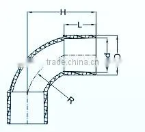 Electrical UPVC 90 Solid elbows AS/ NZS 2053
