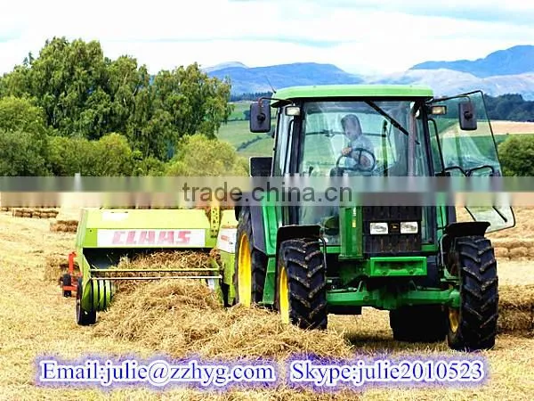 Hot Selling self-propelled automatic Square hay baler/straw baler/grass baler for alfalfa