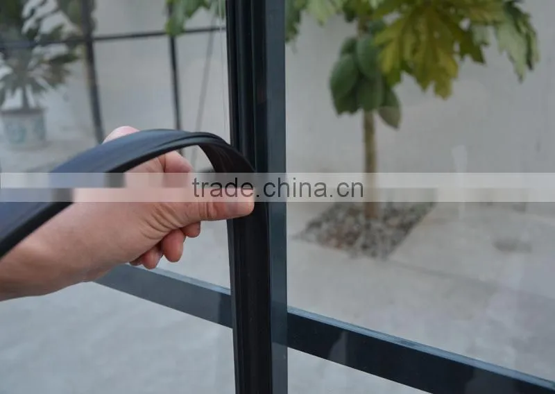 Indoor vegetable growing aluminium frame glass greenhouse