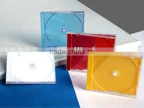 Factory direct sale cheap wholesale transparent jewel cd case