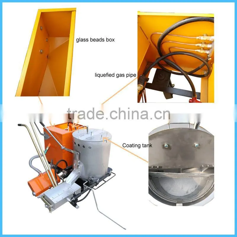 Yellow Paint Sitting-Type Traffic Line Machine