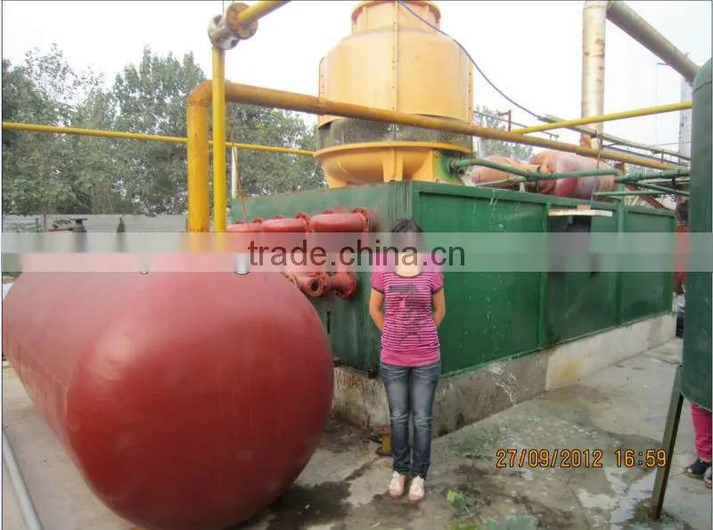 2010 scrap plastic pyrolysis equipment 8 Ton