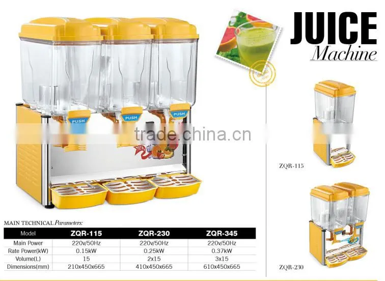 15L*1 Tank drink dispensers Machine for sale (ZQR-115)