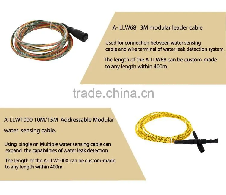 MODBUS water leak detector rs485, gsm water leak alarm, water warning leak detection alarm