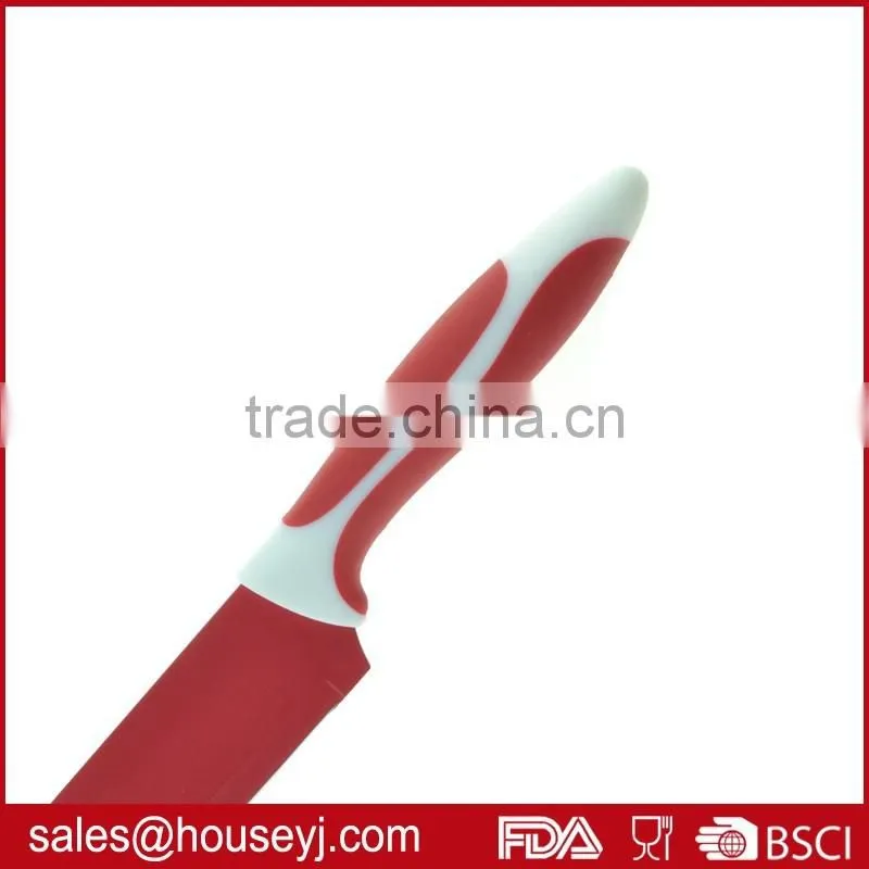 Set of 5pcs knife set non stick color kitchen knife with EVA box packing colorful kitchen utensil