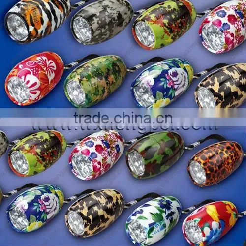 Ceramic egg shaped LED torch light